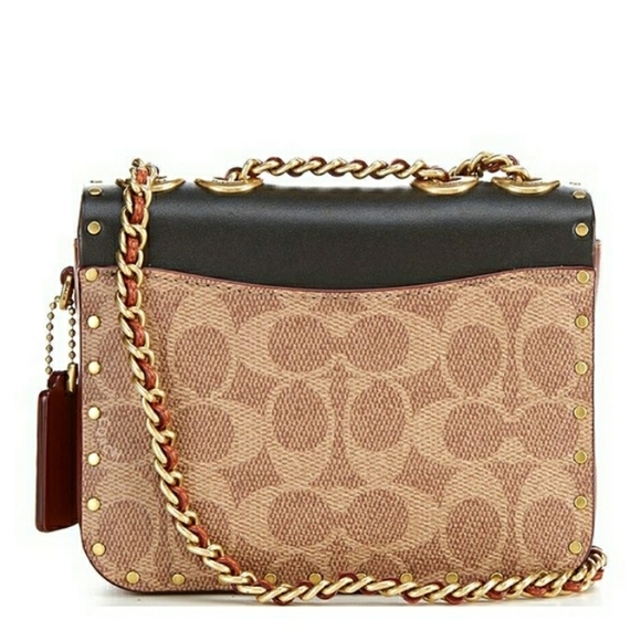 Coach Signature Madison Shoulder Bag 16 IN - Picture 2 of 3